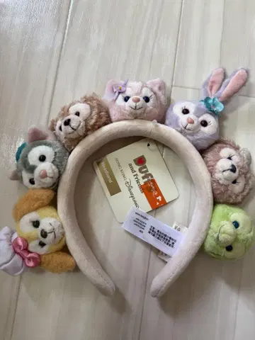 홍콩 디즈니 머리띠 더피 프렌즈