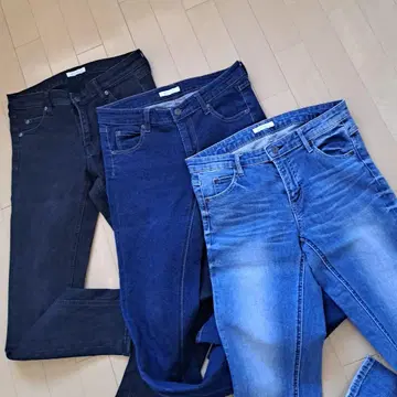 [ THE SHOP TK ] 데님 스트레치 팬츠 세트 L