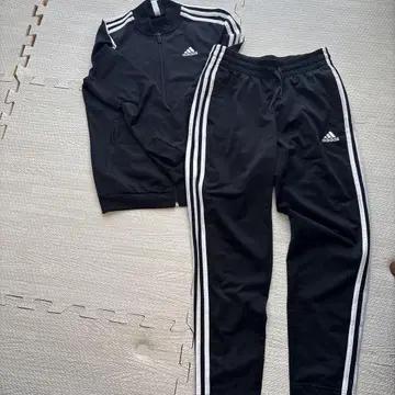새상품급 adidas 블랙 J/M 저지 상하의 M 사이즈