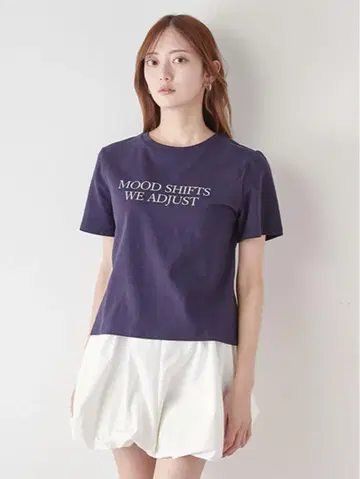 SNIDEL 심플 로고 티셔츠