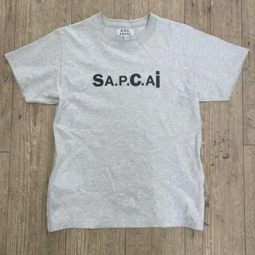 [컨디션 최상] A.P.C. sacai 그레이 티셔츠 SA.P.C.Ai