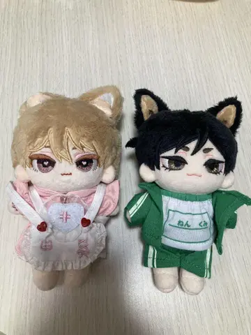 무속성 봉제 인형 10cm 의류 포함