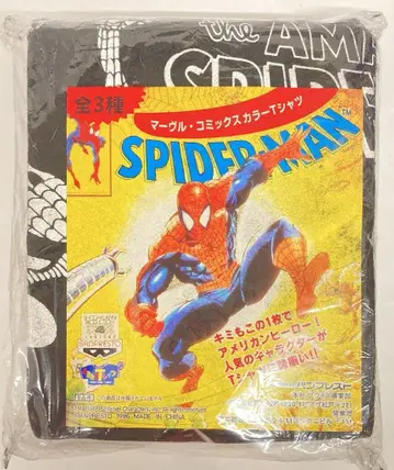 반프레스토 컬러 티셔츠 SPIDER MAN (블랙)