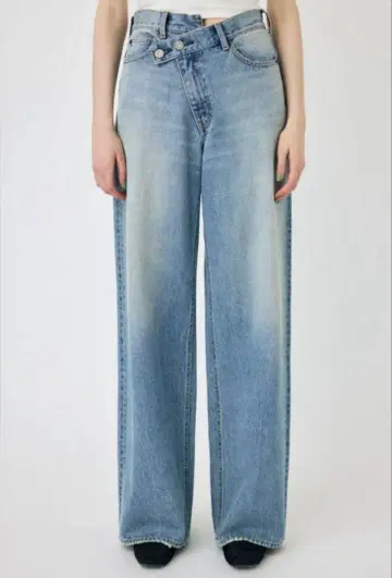 MOUSSY CROSS WAIST WIDE STRAIGHT