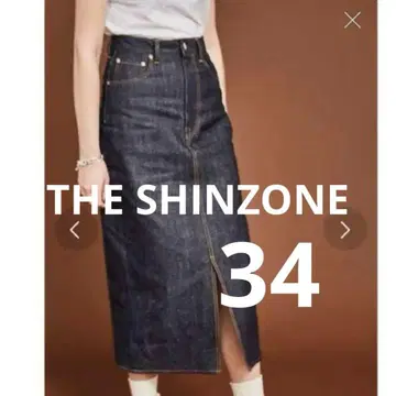 THE SHINZONE 신존 데님 스커트 슬릿 마릴린 34