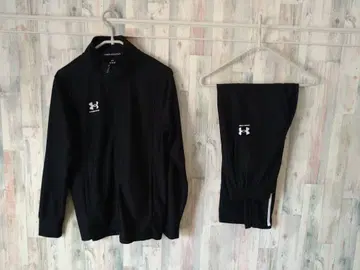 Under Armour 트랙 저지 상하의 세트 블랙