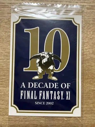 104 파이널 판타지 XI 10주년 기념 스티커 씰