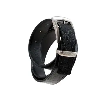 KENFORD EMBOSSED LEATHER BELT PAISLEY