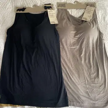 MUJI 매끄러운 브라 탱크탑 L 2매