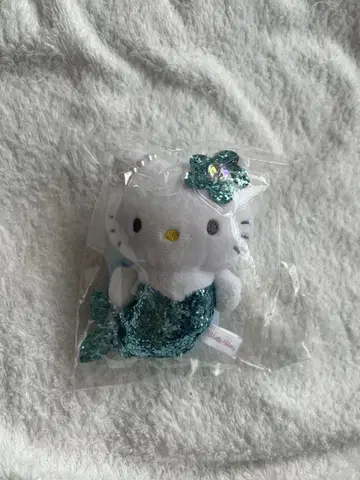 헬로키티 인어 봉제 인형 키링
