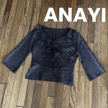 아나이 ANAYI 새상품급 상의 블라우스