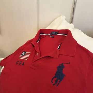 Polo Ralph Lauren 레드 피케 셔츠 M