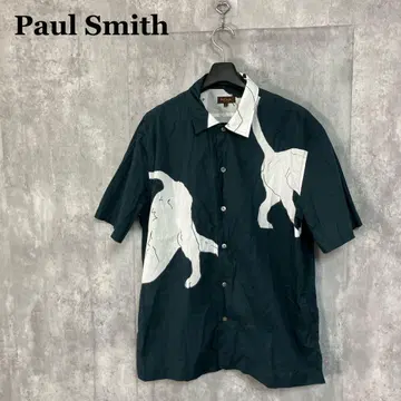 Paul Smith 애니멀 무늬 반팔 셔츠 L
