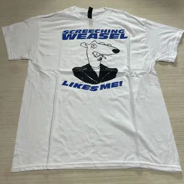 미사용 새상품 T셔츠 screeching weasel queers