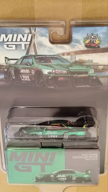 MINIGT Lbwk Nissan LB-ER34 한정판