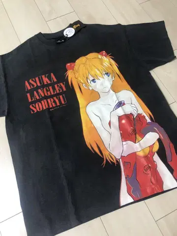 에반게리온 bootleg tee XL 빈티지 티셔츠 아스카