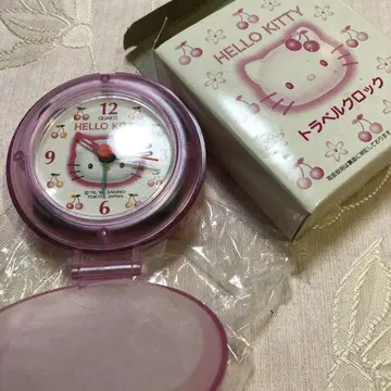 키티 체리 여행용 시계 1999년 미사용 새상품