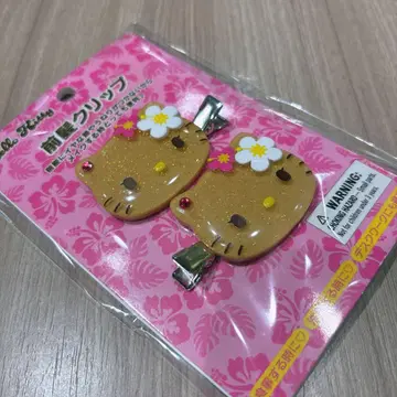 sanrio 산리오 토코나츠 바케이션 햇볕에 탄 키티 앞머리 클립