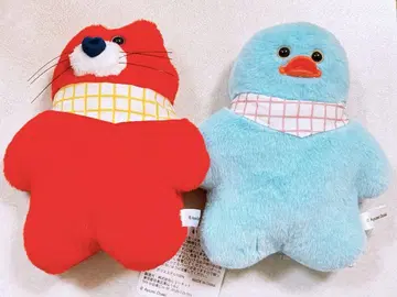 mojojojo 스카프 봉제인형 고양이 병아리 2종 세트