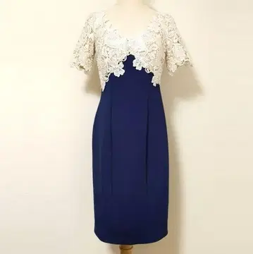 새상품급 타다시 쇼지 레이스 펄 원피스 미니 드레스