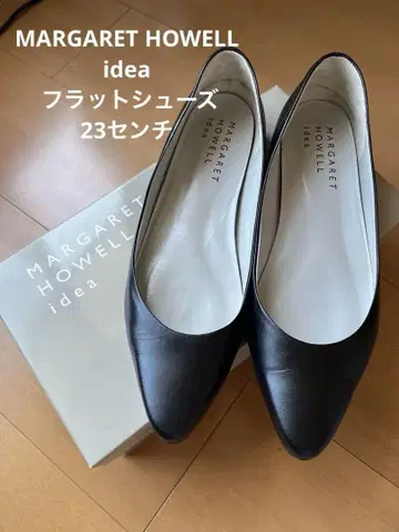 MARGARET HOWELL idea 블랙 플랫슈즈 23cm