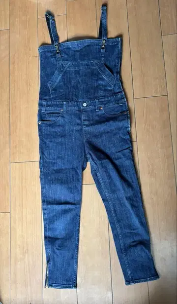 다크 데님 살로펫 슬림핏