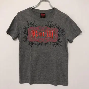 00년대 구제 BUM 에모 고스 펑크 스케이트 vibes 프린트 티셔츠