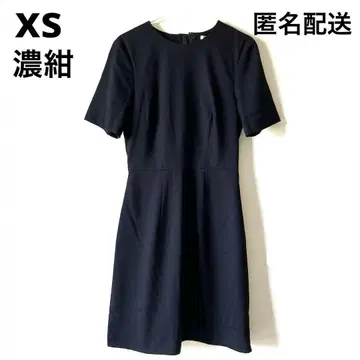 H&M 네이비 반팔 미니 원피스 EUR34