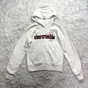 아바클로 후드티 ABERCROMBIE 화이트 캐주얼 자수