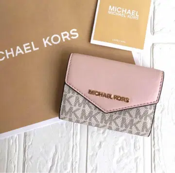 새상품 MICHAEL KORS 마이클코어스 핑크 키케이스 지갑