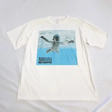 NIRVANA NEVERMIND 밴드 티셔츠 XL 반팔