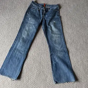 다크 블루 부츠컷 데님