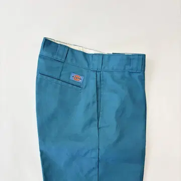 Dickies 874 한정판 컬러 터콰이즈 워크 팬츠 사이즈 32