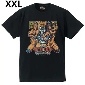 로킨제리빈 MISTER CACAO T-SHIRT XXL 블랙 정품