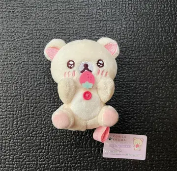 코리락쿠마의 딸기 한가득 손바닥 봉제인형