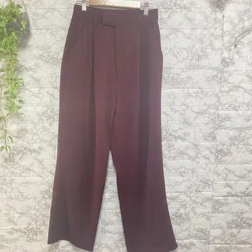 URBAN RESEARCH 여성 FREE 버건디 슬랙스