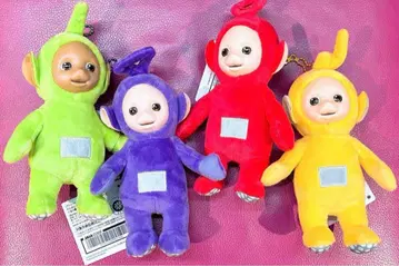 텔레토비즈 마스코트 볼체인 4종 세트 봉제인형