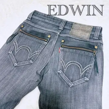 EDWIN 에드윈 블루트립 아카이브 y2k 블랙 데님
