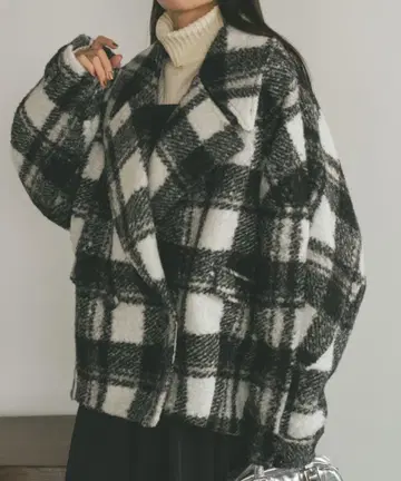 부클레 빅 칼라 코트