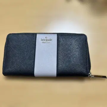 kate spade 장지갑 블랙/그레이 바이컬러