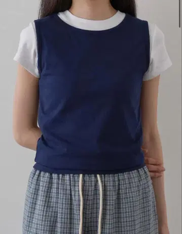 Bargiee BASIC FIT TANK navy
