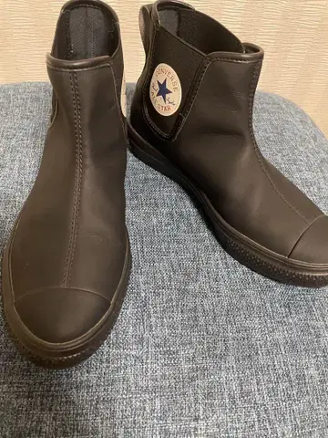 CONVERSE ALL STAR 사이드 고어 부츠 레인부츠 블랙