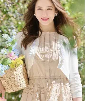 chesty 개더 니트 숏 가디건