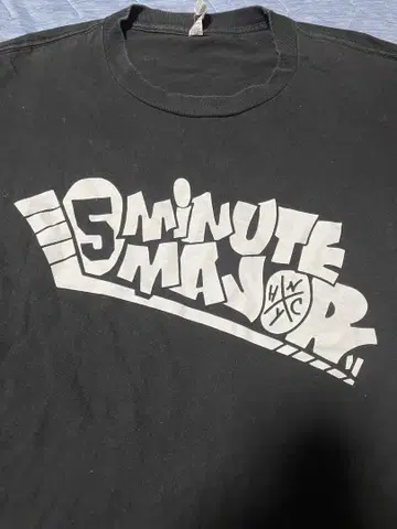 5 MINUTE MAJOR 티셔츠 사이즈 XL NYHC