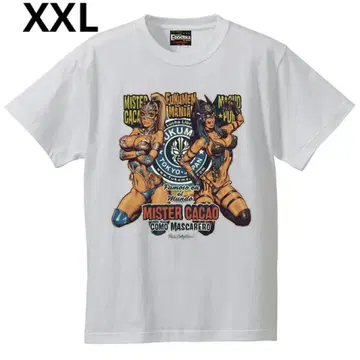 로킨제리빈 MISTER CACAO T-SHIRT XXL 화이트 정품