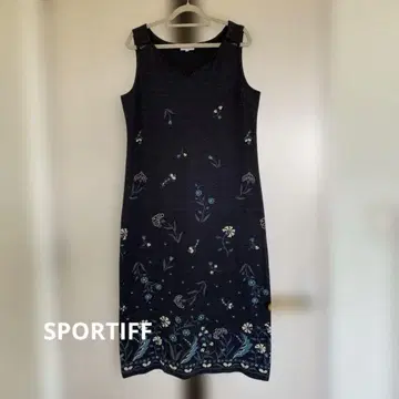 SPORTIFF 차콜 그레이 슬리브리스 원피스 M