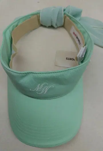 쉬폰 리본 선바이저