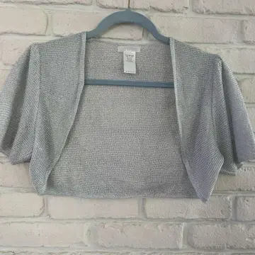 UNITED ARROWS 실버 볼레로 반팔