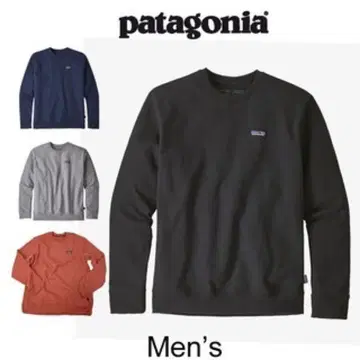patagonia 파타고니아 남성용 크루넥 맨투맨 잉크 블랙