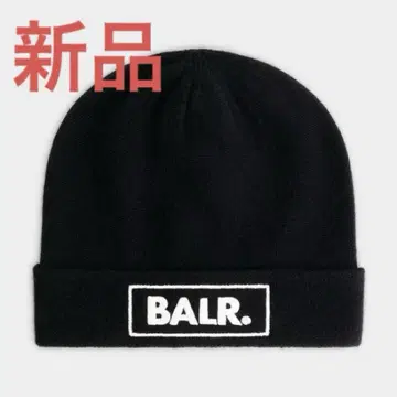 BALR. 블랙 니트 모자 미사용 새상품